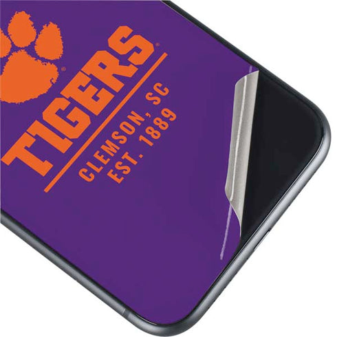 Clemson University Tigers Est 1889 iPhone 11 Skin